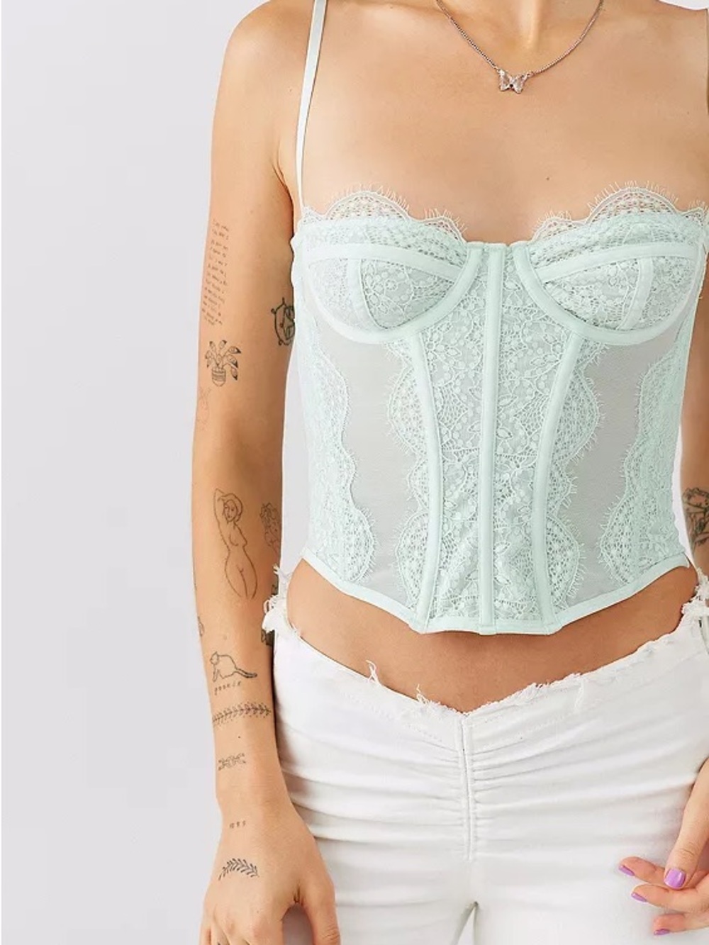UO Modern Love Corset Top